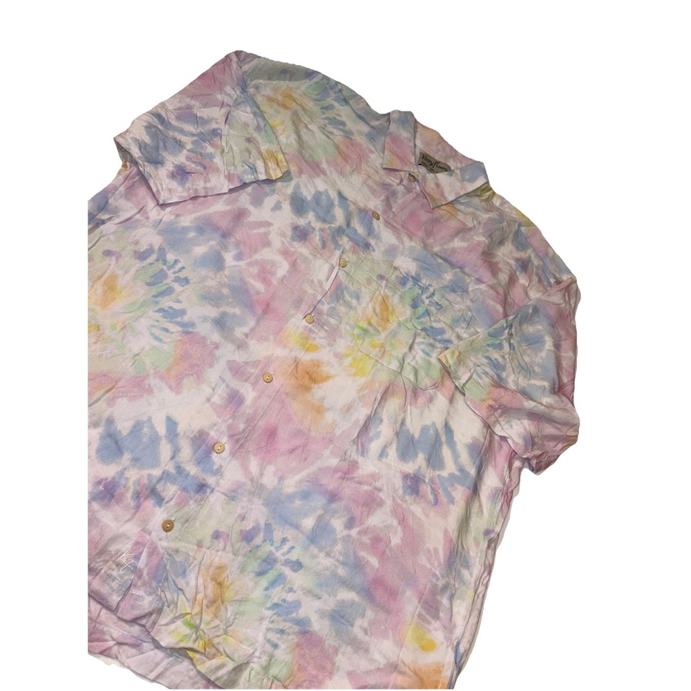 Kenny Flowers The Private Island Camp Collar Short Sleeve Shirt size XXXL
